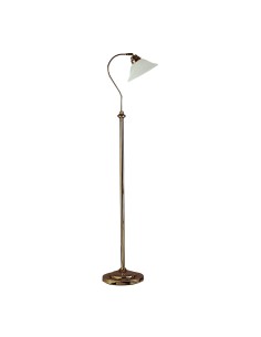 Searchlight® I Лампион Adjustable Floor - Античен месинг, метал и стъкло Scavo I 1 x E27 - EU9122AB - Цена | LEDs4economy