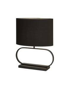Searchlight® I Sleek настолна лампа - черен метал с черен абажур I 1 x E27 - EU92101BK - Цена | LEDs4economy