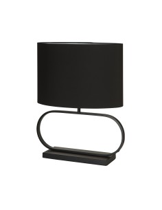 Searchlight® I Sleek настолна лампа - черен метал с черен абажур I 1 x E27 - EU92101BK - Цена | LEDs4economy 2