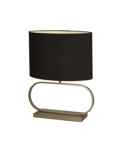 Searchlight® I Sleek настолна лампа - бронзов метал с черен абажур I 1 x E27 - EU92102BK - Цена | LEDs4economy