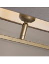 Searchlight® I Sleek настолна лампа - бронзов метал със сив абажур I 1 x E27 - EU92102GY - 3