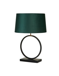 Searchlight® I Настолна лампа Elegant - матово черно метално покритие с изумруден абажур I 1 x E27 - EU93101EM - Цена | LEDs4eco