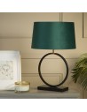 Searchlight® I Настолна лампа Elegant - матово черно метално покритие с изумруден абажур I 1 x E27 - EU93101EM - 5
