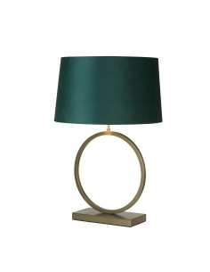 Searchlight® I Настолна лампа Elegant - бронзов метал с изумруден абажур I 1 x E27 - EU93102EM - Цена | LEDs4economy