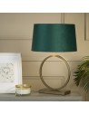 Searchlight® I Настолна лампа Elegant - бронзов метал с изумруден абажур I 1 x E27 - EU93102EM - 5