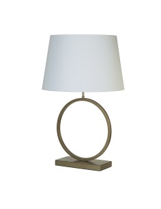 Searchlight® I Настолна лампа Elegant - бронзов метал с бял абажур I 1 x E27 - EU93102WH - Цена | LEDs4economy 2
