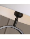 Searchlight® I Настолна лампа Modish - матово черно метално покритие с бял абажур I 1 x E27 - EU94101WH - 3