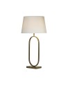 Searchlight® I Настолна лампа Modish - бронзов метал с бял абажур I 1 x E27 - EU94102WH