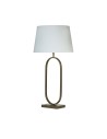 Searchlight® I Настолна лампа Modish - бронзов метал с бял абажур I 1 x E27 - EU94102WH - 2