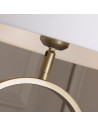 Searchlight® I Настолна лампа Modish - бронзов метал с бял абажур I 1 x E27 - EU94102WH - 3