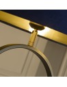 Searchlight® I Лампион Modish - Черен метал с тъмносин абажур I 1 x E27 - EU95101AZ - 3