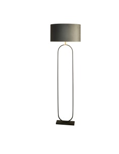 Searchlight® I Лампион Modish - Черен метал с тъмносив абажур I 1 x E27 - EU95101DGY - Цена | LEDs4economy