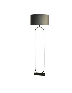 Searchlight® I Лампион Modish - Черен метал с тъмносив абажур I 1 x E27 - EU95101DGY - Цена | LEDs4economy 2