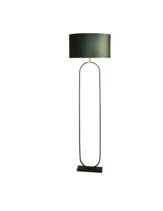 Searchlight® I Лампион Modish от черен метал със зелен абажур I 1 x E27 - EU95101GR - Цена | LEDs4economy