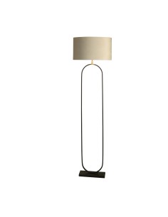 Searchlight® I Лампион Modish - Черен метал с бежов абажур I 1 x E27 - EU95101TA - Цена | LEDs4economy