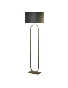 Searchlight® I Лампион Modish от бронзов метал с тъмносив абажур I 1 x E27 - EU95102DGY - Цена | LEDs4economy