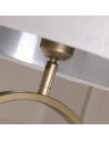 Searchlight® I Лампион Modish от бронзов метал със сив абажур I 1 x E27 - EU95102GY - 3