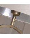 Searchlight® I Лампион Modish - бронзов метал с бежов абажур I 1 x E27 - EU95102TA - 3