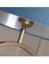 Searchlight® I Лампион Modish бронзов метал, с абажур от тюркоаз I 1 x E27 - EU95102TE - 3