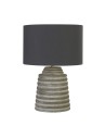 Searchlight® I Настолна лампа Liana - сив цимент и сив текстилен абажур I 1 x E14 - EU9621GY - 2