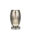 Searchlight® I Настолна лампа Cyclone - хромиран метал и опушено стъкло I 1 x LED - EU97293-1SM