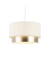 Searchlight® I Абажур Amelie - бяло и шампанско I 1 x Adaptable B22 E14 E27 - SO701895
