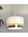 Searchlight® I Абажур Amelie - бяло и шампанско I 1 x Adaptable B22 E14 E27 - SO701895 - 5