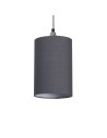 Searchlight® I Абажур Clyde 16 см - тъмносив I x Adaptable B22 E14 E27 - SO701898 - 2