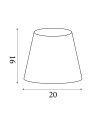 Searchlight® I Абажур Clyde Tapered Shade 20 см - Охра I x Adaptable B22 E14 E27 - SO701907 - 4