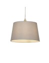 Searchlight® I Абажур Clyde Tapered Shade 30 см - светло сив I x Adaptable B22 E14 E27 - SO701909