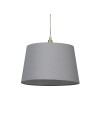 Searchlight® I Абажур Clyde Tapered Shade 30 см - светло сив I x Adaptable B22 E14 E27 - SO701909 - 2