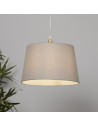 Searchlight® I Абажур Clyde Tapered Shade 30 см - светло сив I x Adaptable B22 E14 E27 - SO701909 - 5