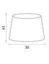 Searchlight® I Абажур Clyde Tapered Shade 30 см - Небесно син I x Adaptable B22 E14 E27 - SO701910 - 4