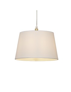 Searchlight® I Абажур Clyde Tapered Shain 30 см - Бял I x Adaptable B22 E14 E27 - SO701912 - Цена | LEDs4economy
