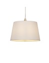 Searchlight® I Абажур Clyde Tapered Shain 30 см - Бял I x Adaptable B22 E14 E27 - SO701912
