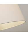 Searchlight® I Абажур Clyde Tapered Shain 30 см - Бял I x Adaptable B22 E14 E27 - SO701912 - 3