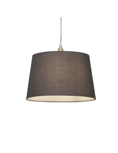 Searchlight® I Абажур Clyde Tapered Shade 30 см - Дървени въглища I x Adaptable B22 E14 E27 - SO701916 - Цена | LEDs4economy