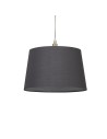 Searchlight® I Абажур Clyde Tapered Shade 30 см - Дървени въглища I x Adaptable B22 E14 E27 - SO701916 - 2
