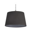 Searchlight® I Абажур Finn Tapered Shade 30 см, цвят тъмносив I x Adaptable B22 E14 E27 - SO701923 - 2