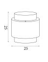 Searchlight® I Абажур Finn Tiered Shade 25 см, естествен цвят I x Adaptable B22 E14 E27 - SO701926 - 4