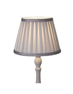 Searchlight® I Абажур Raye Taper Pleat 20 см, сребрист I x B15 - SO701930 - Цена | LEDs4economy