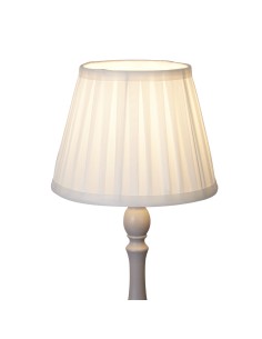 Searchlight® I Абажур Raye Taper Pleat 20 см бял I x Adaptable B22 E14 E27 - SO701931 - Цена | LEDs4economy