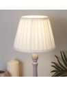 Searchlight® I Абажур Raye Taper Pleat 20 см бял I x Adaptable B22 E14 E27 - SO701931 - 5