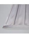 Searchlight® I Копринен абажур Raye Taper Pleat 30 см, сребрист I x Adaptable B22 E14 E27 - SO701934 - 3