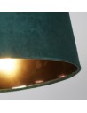 Searchlight® I Абажур Drum 30 см, цвят „Изумруд“ I x Adaptable B22 E14 E27 - SO701940 - 3