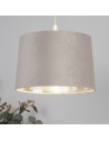 Searchlight® I Абажур Drum 30 см, норка I x Adaptable B22 E14 E27 - SO701941 - 5