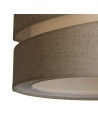 Searchlight® I Aбажур Finn 2, 28 см, естествен цвят I x Adaptable B22 E14 E27 - SO701978 - 3