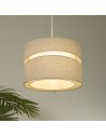 Searchlight® I Aбажур Finn 2, 28 см, естествен цвят I x Adaptable B22 E14 E27 - SO701978 - 5