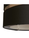 Searchlight® I Aбажур Finn 2, 28 см, сив I x Adaptable B22 E14 E27 - SO701979 - 3