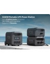 V-TAC Мобилна Захранваща Станция 3000W 2560Wh с LiFePO4 Батерия и Wi-Fi - 12709 - 2